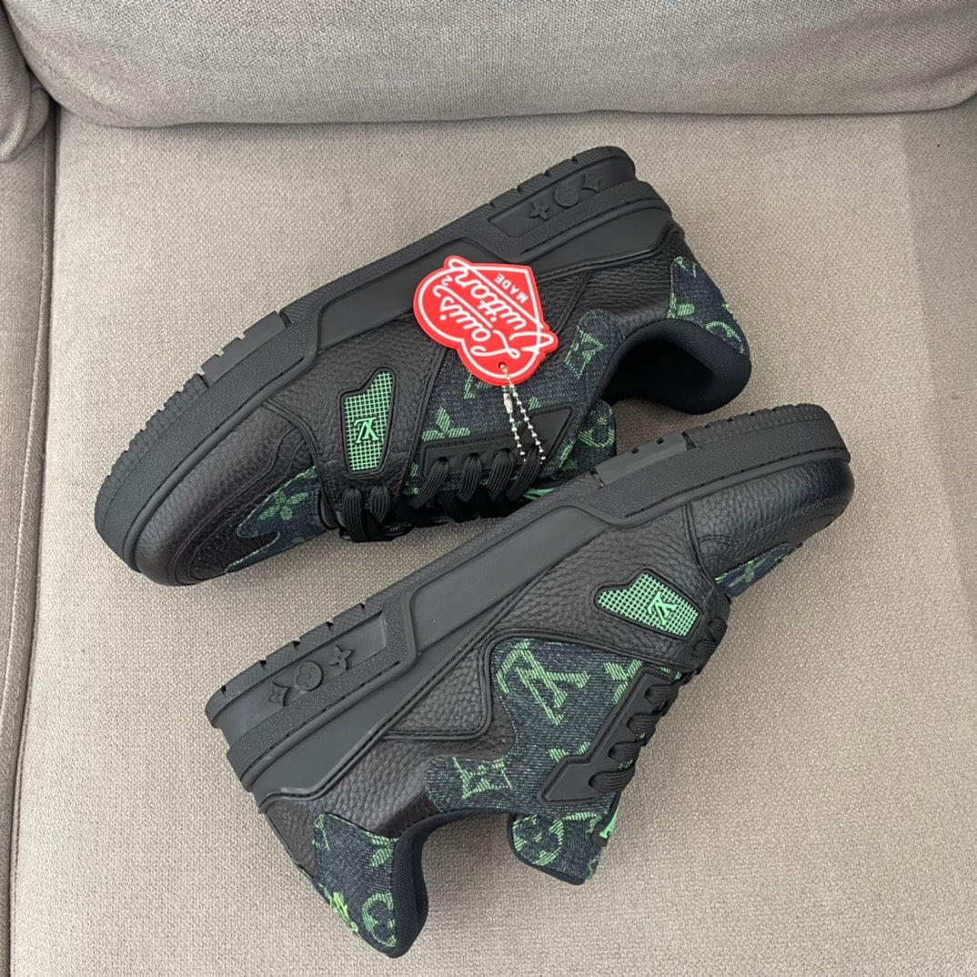 Louis Vuitton LV Trainer Nigo LV MADE Black Green