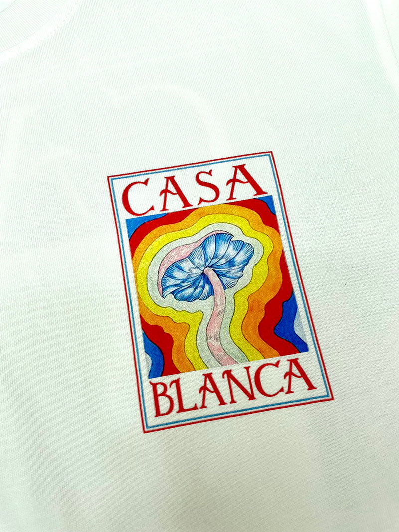 CASABLANCA Mind Vibrations Printed T-shirt
