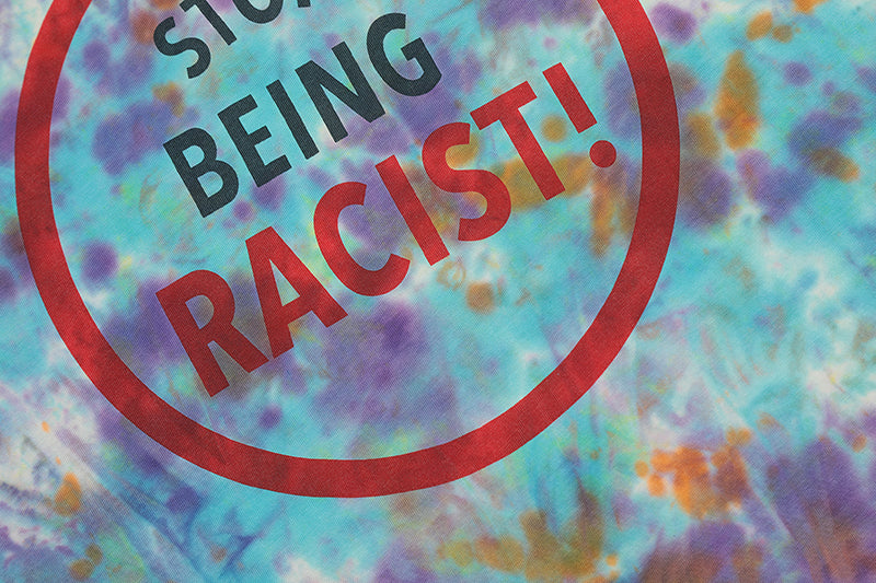 Gallery Dept. Stop Being Racist Tie Dye T Shirt Marble