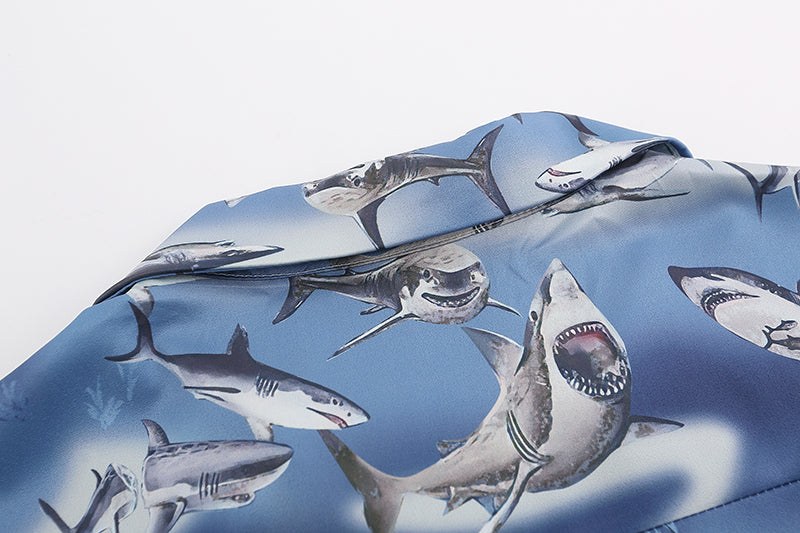 Palm Angels Sharks Bowling Shirt