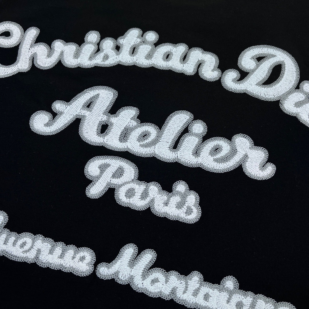 DIOR Atelier Paris Logo Black T Shirt