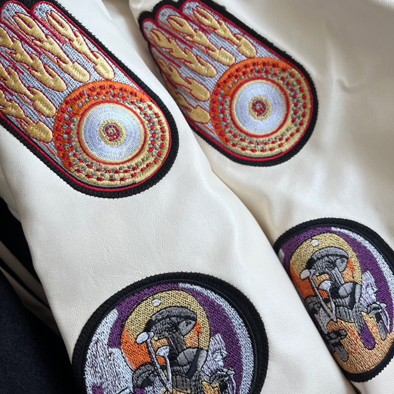 Stussy x Dries Van Noten Varsity Jacket Black