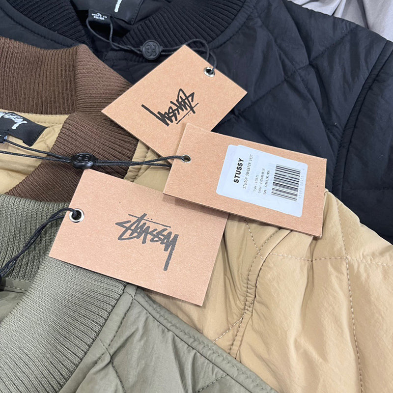 Stüssy 8 BALL QUILTED LINER JACKET (Black)