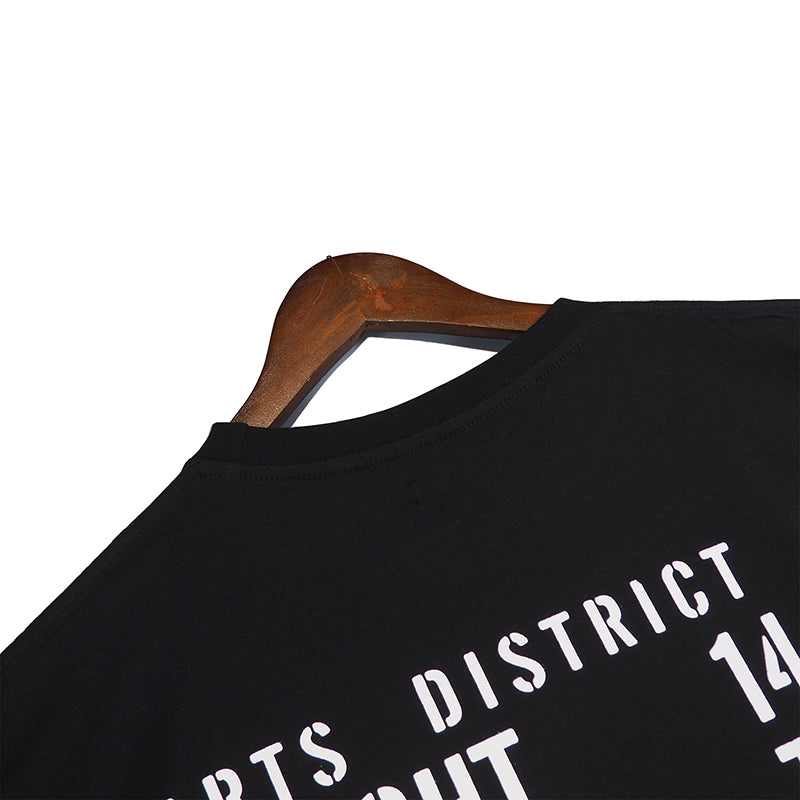AMIRI Military specs stencil Black T Shirt
