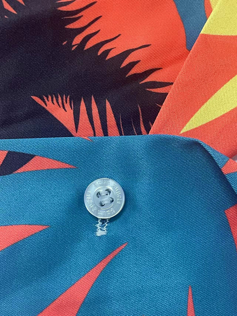 Palm Angels Silk Hawaiian Bowling Shirt