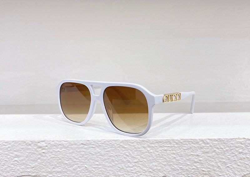 Gucci logo-plaque Tortoiseshell Sunglasses