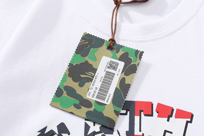 BAPE US Limited Collection College T-Shirt White