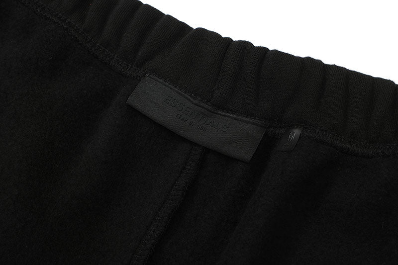 FEAR OF GOD ESSENTIALS logo-print Drawstring Track Pants Black