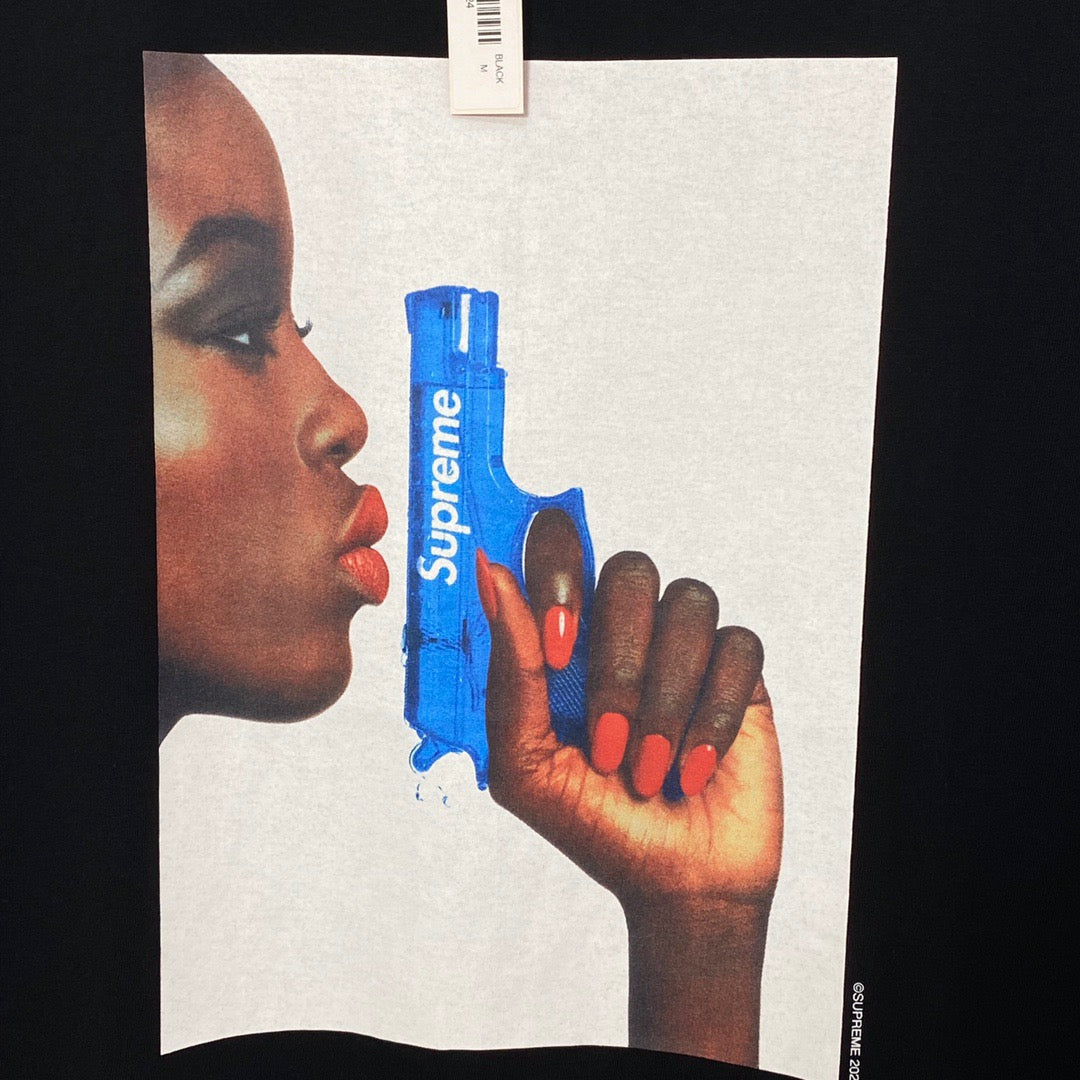 Supreme Water Pistol Tee Black - SS21