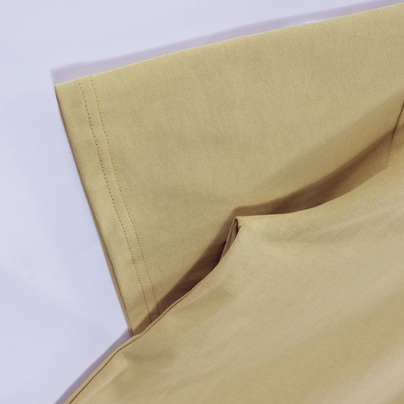 Palm Angels Crew-neck Logo T-shirt Khaki