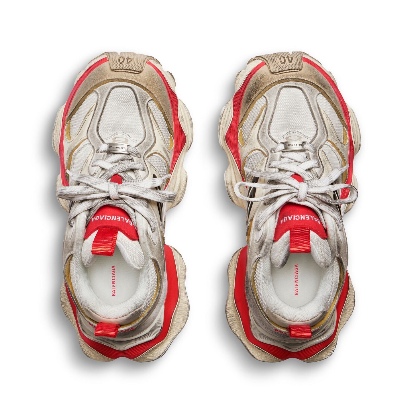 Balenciaga Cargo Sneaker 'Grey/White/Red'