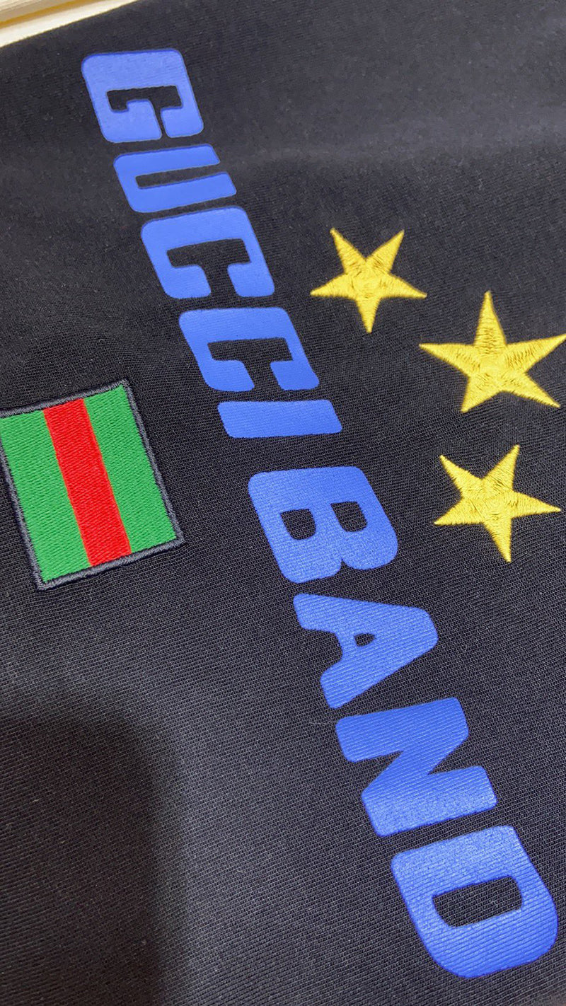 Gucci Band print oversize T-shirt