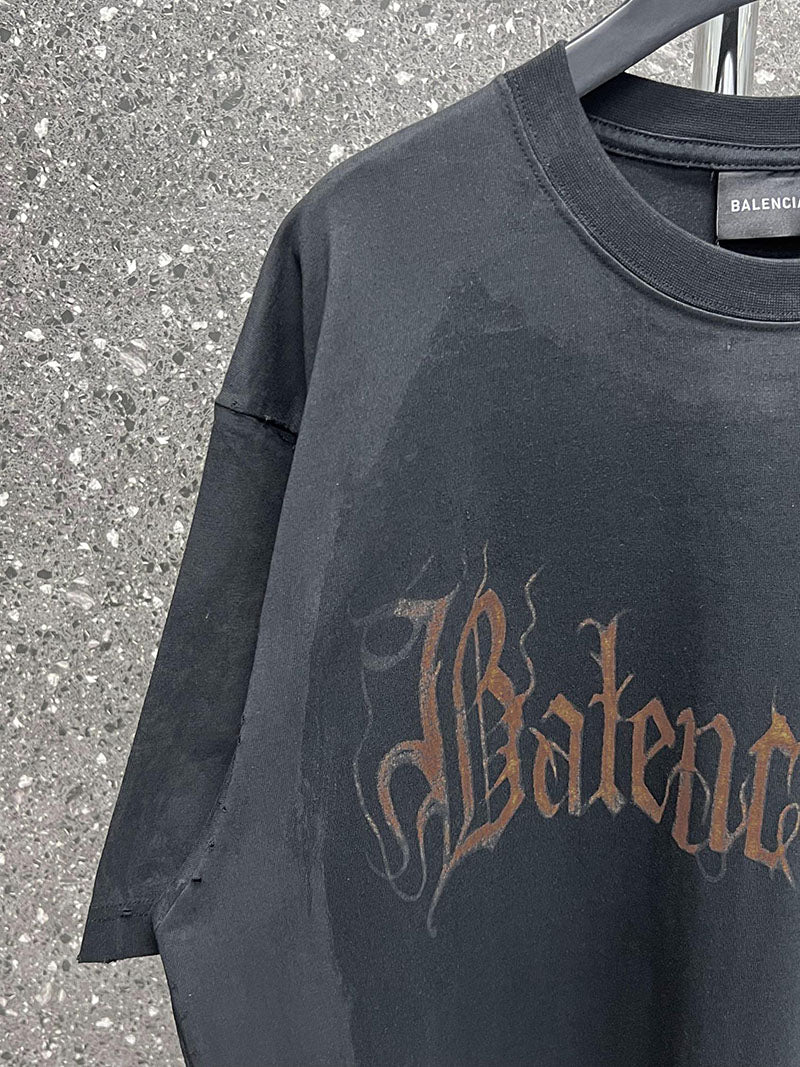 Balenciaga heavy metal t-shirt