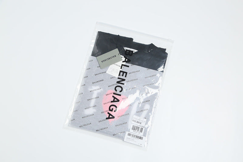 Balenciaga I Love You T Shirt Black