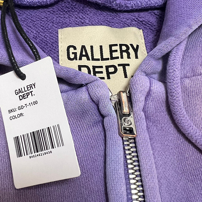 Gallery Dept. French Zip Hoodie Purple