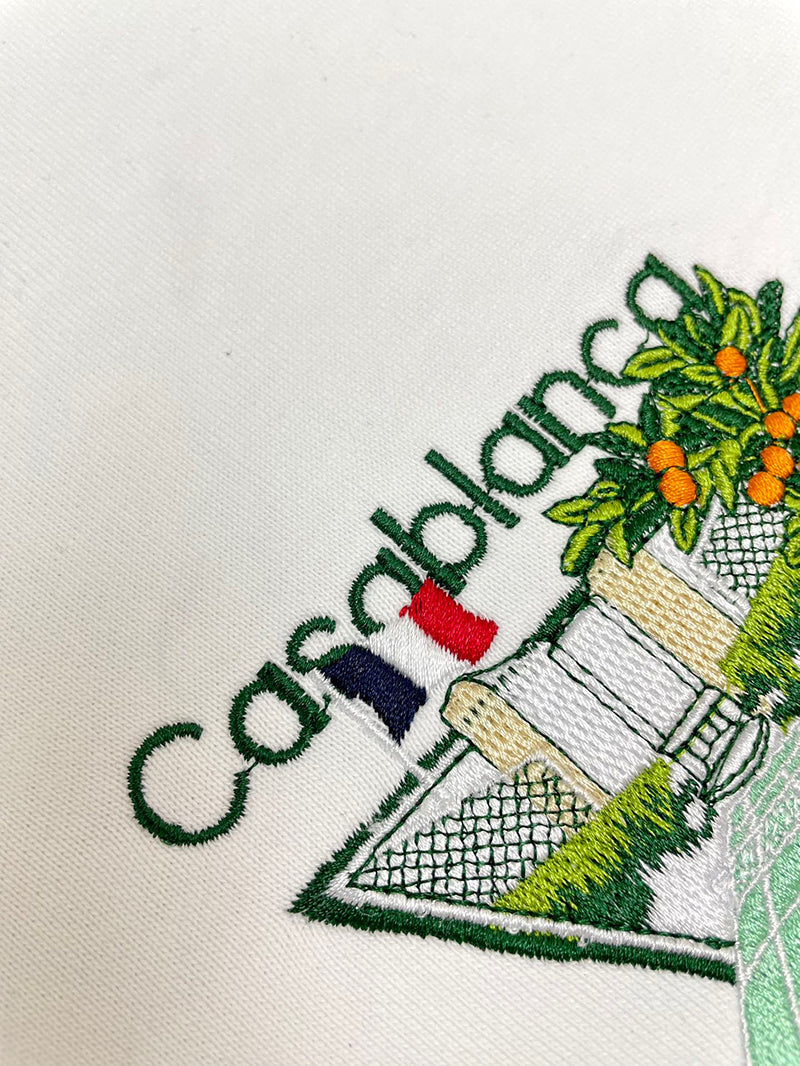 Casablanca Hoody Geborduurde logo Tennis Club