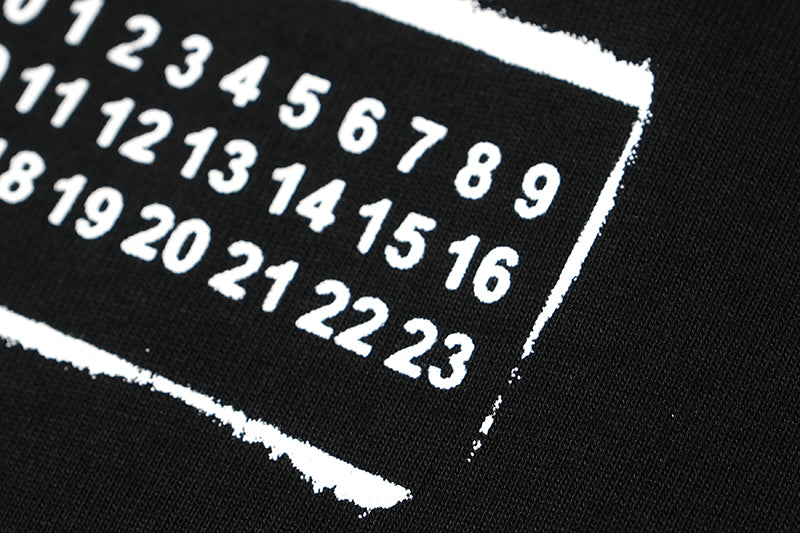 Maison Margiela MM6 Casual Logo T-shirt Black