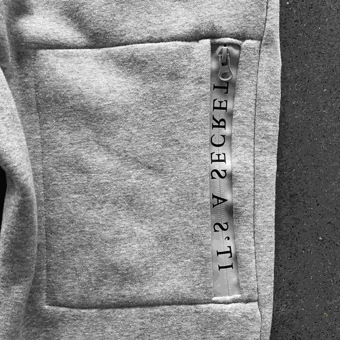 Tapstar Chenille Decoded 2.0 Hooded Tracksuit-Grey/Ice Blue