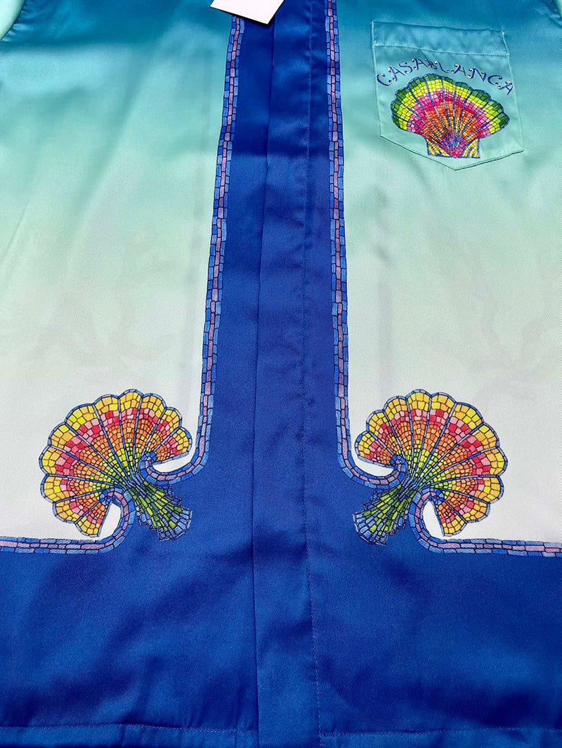 CASABLANCA Coquillage Coloré Silk Shirt