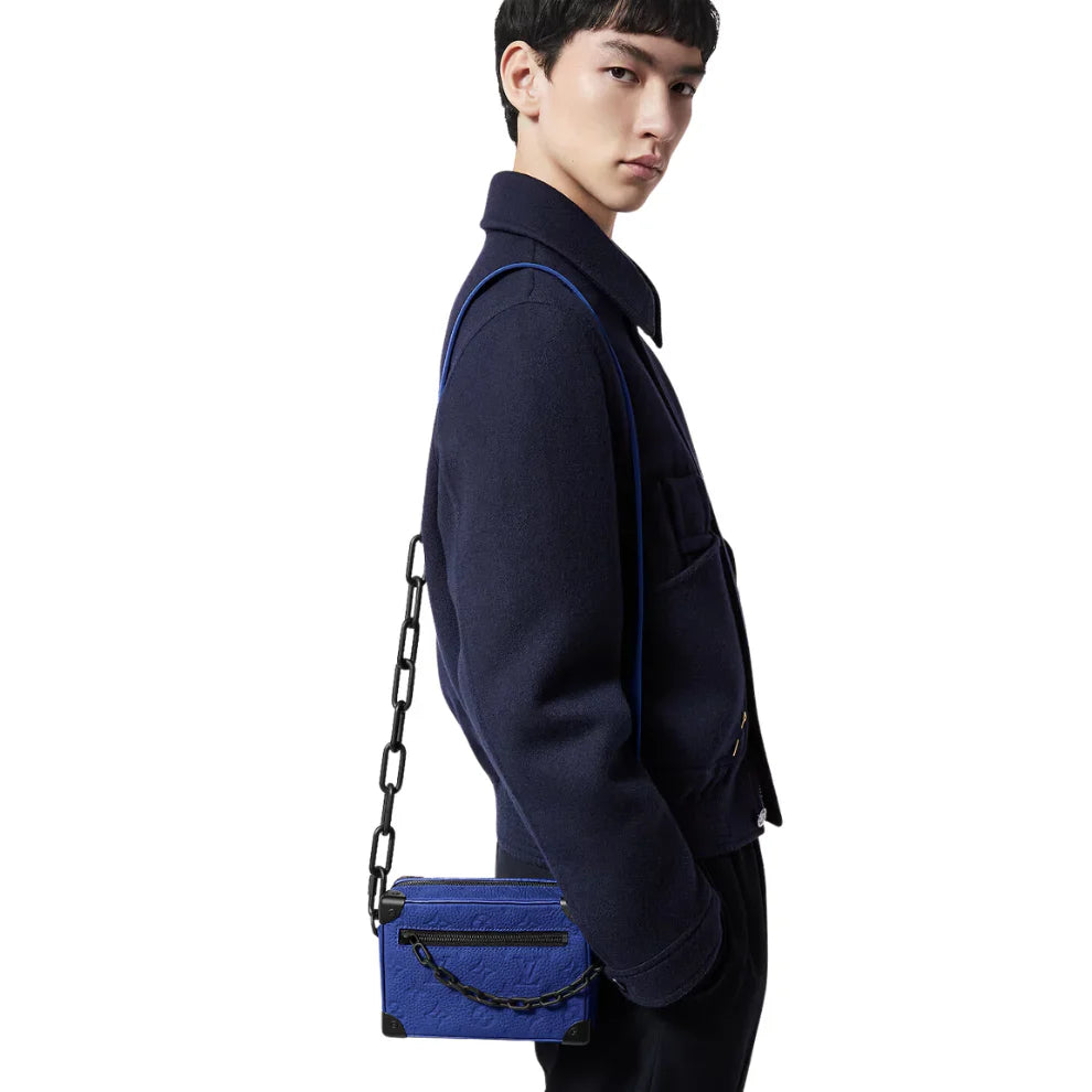 LOUIS VUITTON Mini Soft Trunk Bag In Blue