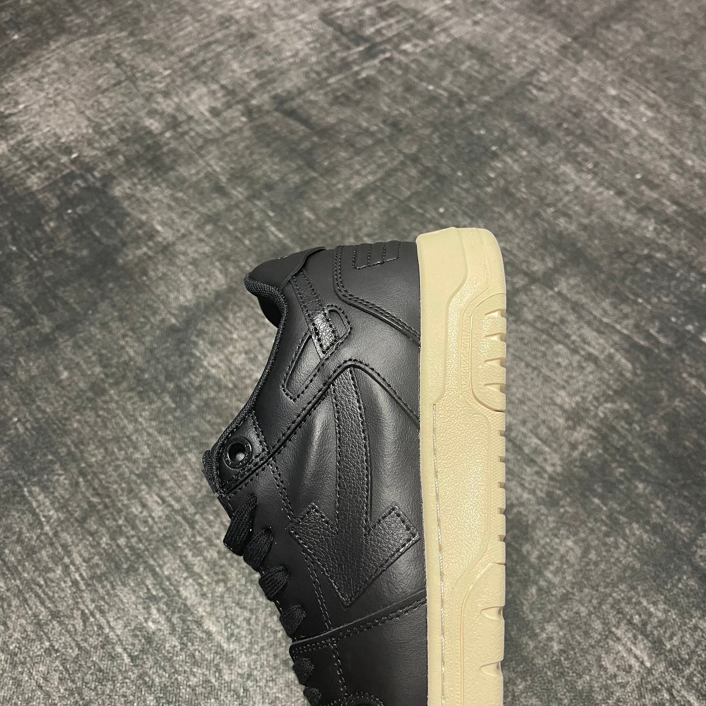 Off-White Out Of Office Calf Leather Black Gold