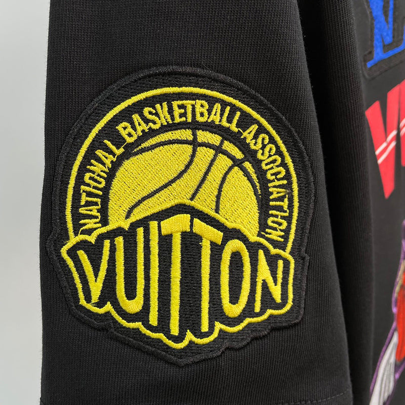Louis Vuitton x NBA Crossover Round Neck Printing TShirt