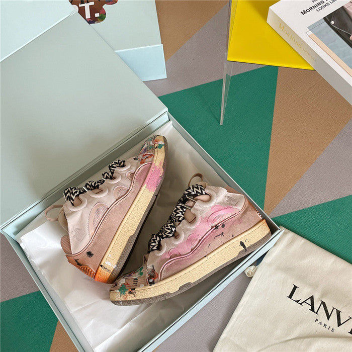 Lanvin Leather Curb Gallery Dept. Pale Pink Multi