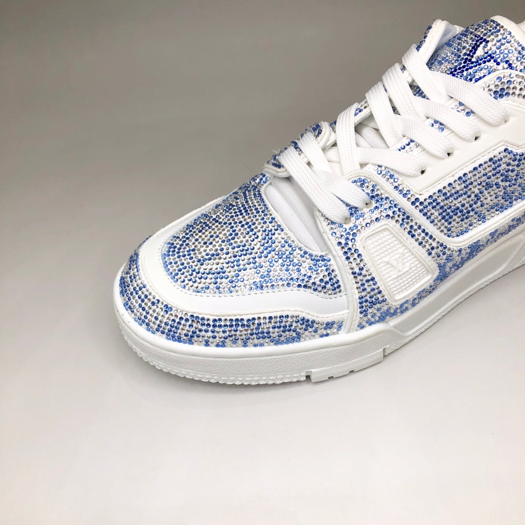Louis Vuitton LV Trainer Azur Stone