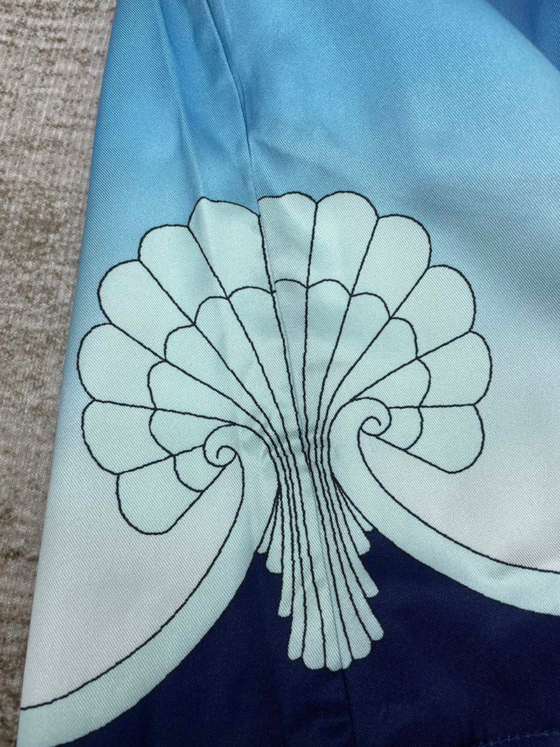 CASABLANCA Place Vendome Silk Shorts