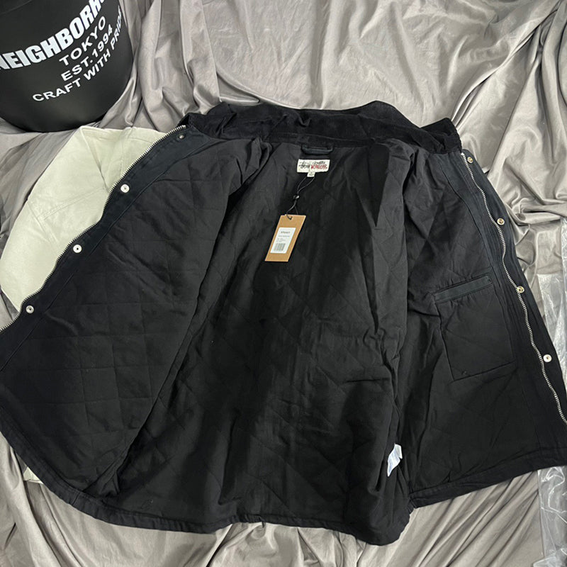 Stussy Washed Jacket White