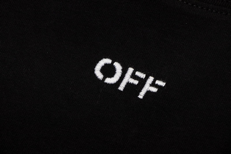 Off-White c/o Virgil Abloh T-shirt With Scribble Skate Logo in Black