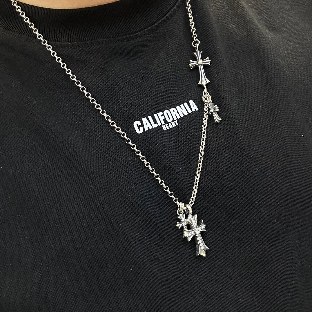 Chrome Hearts - Extendo Multi Cross Necklace