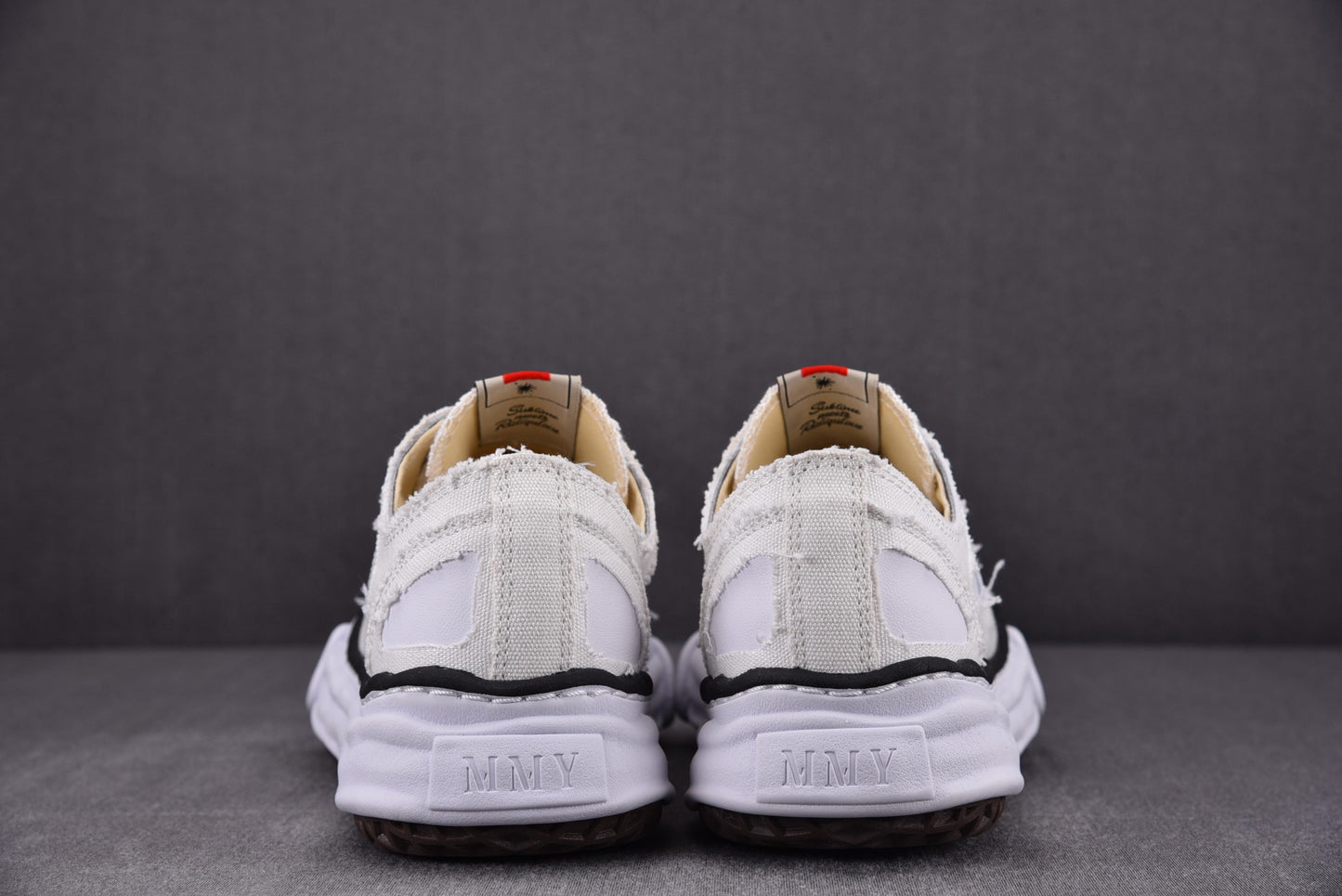 Maison Mihara Yasuiro Baker OG fringed cotton-canvas White