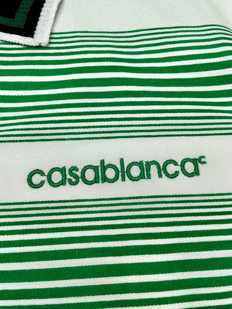 CASABLANCA  Gradient Stripe Interlock Polo Shirt