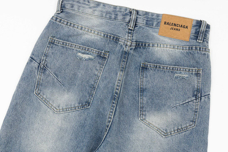 Balenciaga Blue Baggy Jeans