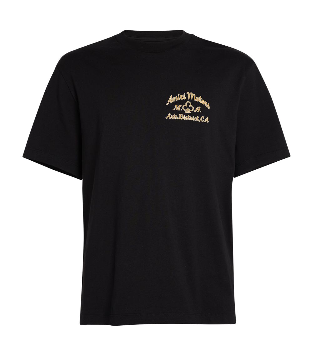AMIRI  Cotton Motors T-Shirt Black