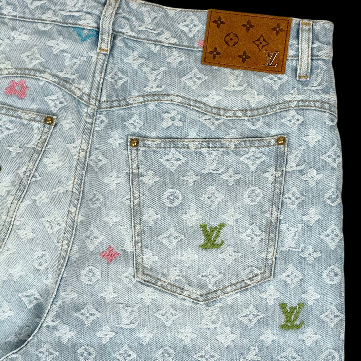 Louis Vuitton by Tyler, the Creator Monogram Denim Pants Washed Indigo