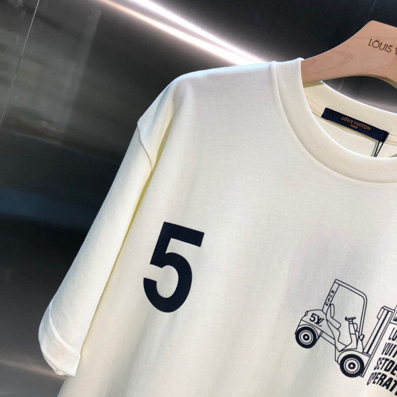 Louis Vuitton Set Design Operation Tee White