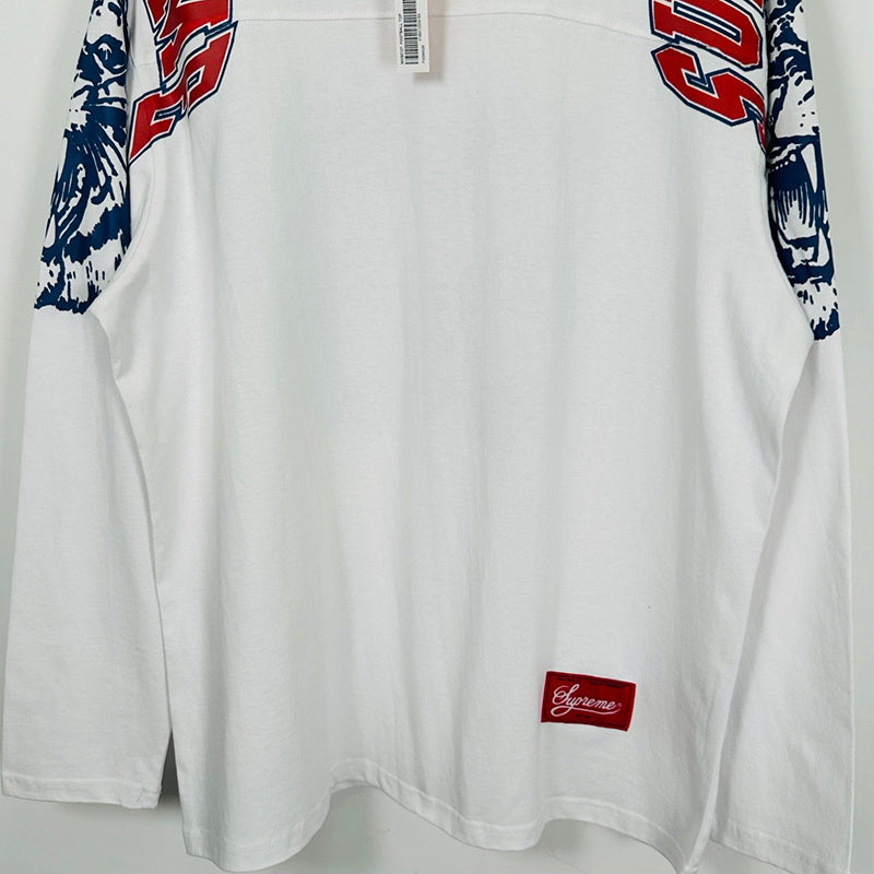 Supreme Mascot L/S Football Top White
