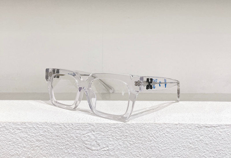 Off-White Rectangular Frame Sunglasses