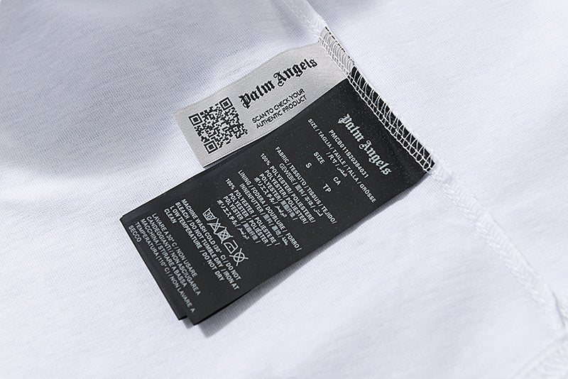 Palm Angels Skeleton Bear T-Shirt White