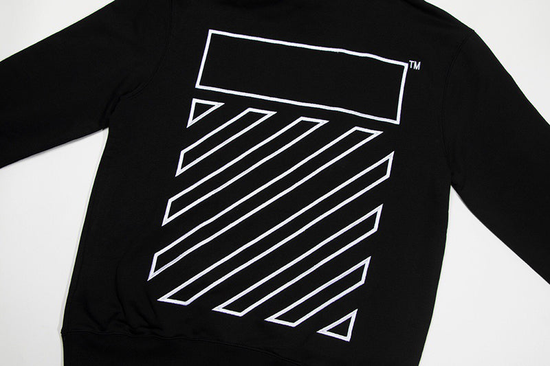 Off-White Wave Outl Diag Slim Hoodie