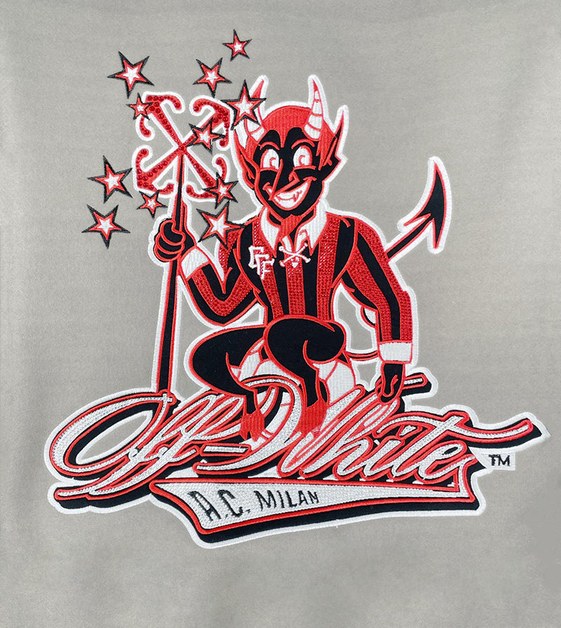 OFF-WHITE c/o Virgil Abloh x AC Milan bomber Jacket