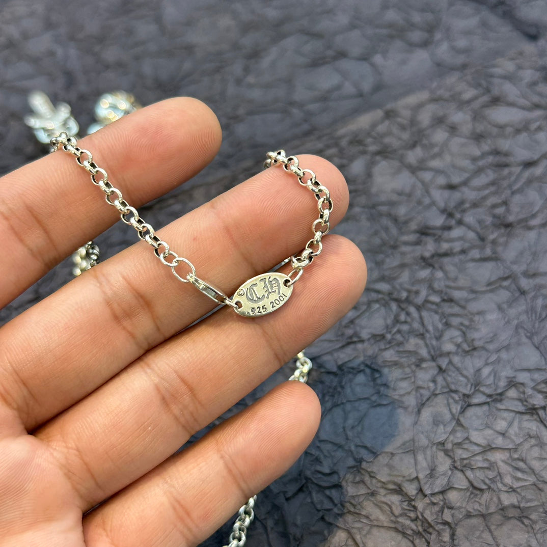 Chrome Hearts - Dagger and Cross Ball Pendant Necklace