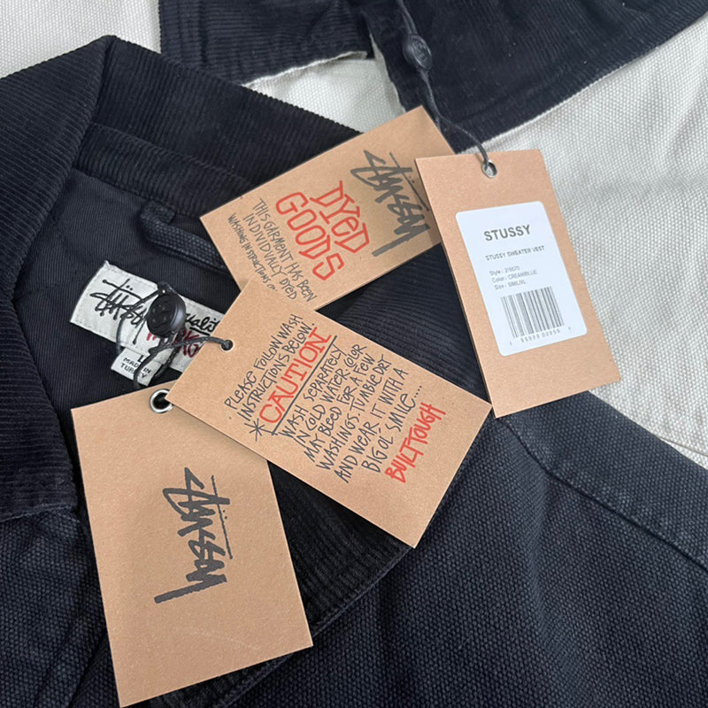 Stussy Washed Jacket Black