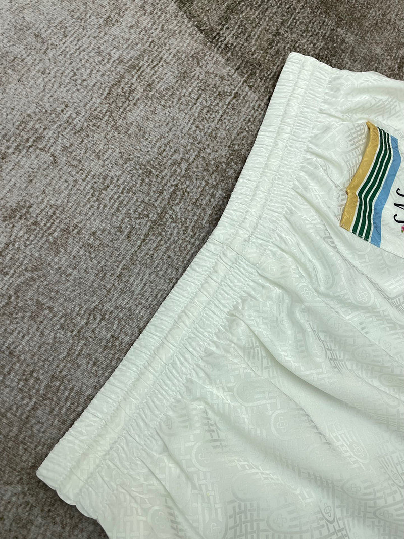 CASABLANCA Casa Way Printed Silk Short
