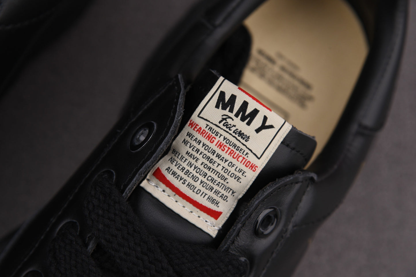 Maison Mihara Yasuhiro Blakey OG Sole Low Leather All Black