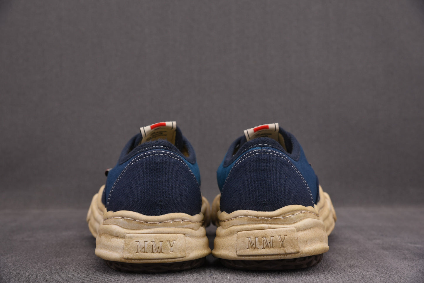 Maison Mihara Yasuiro Baker OD OG Sole Canvas Low Blue