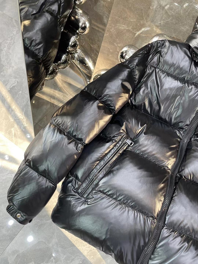 Moncler Ecrins Black Nylon Down Jacket