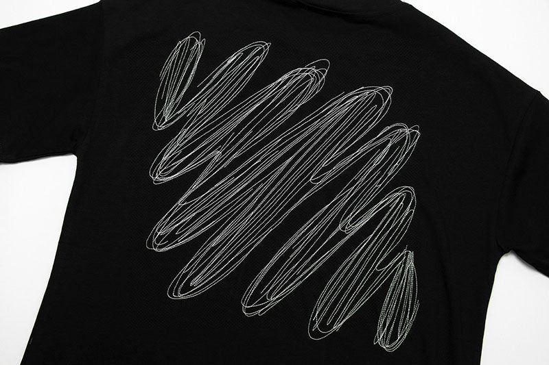Off-White c/o Virgil Abloh T-shirt With Scribble Skate Logo in Black